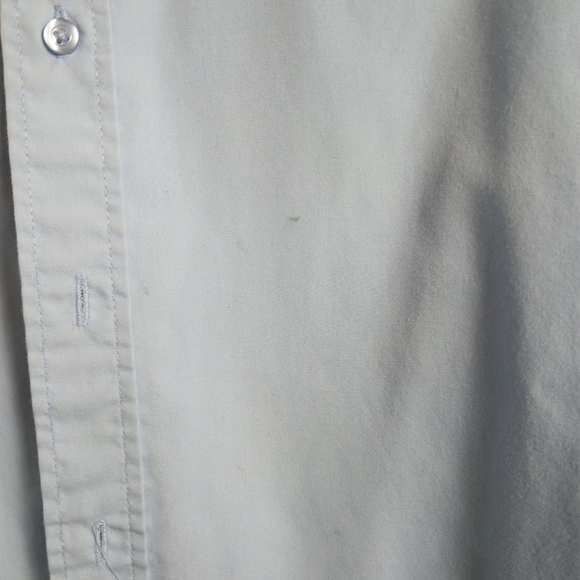 #392 Boys George Light Blue Button Down Dress Shirt Size M (8) - Picture 3 of 16